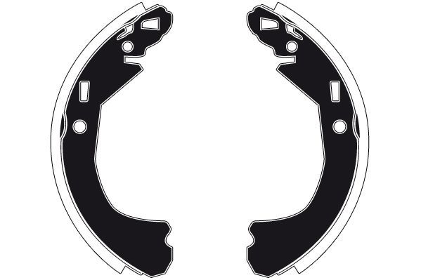 Stabdžių trinkelių komplektas, stovėjimo stabdis RAICAM RA20530