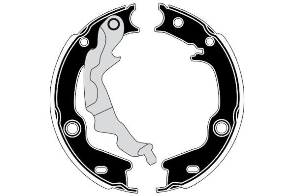 Stabdžių trinkelių komplektas, stovėjimo stabdis RAICAM RA20550