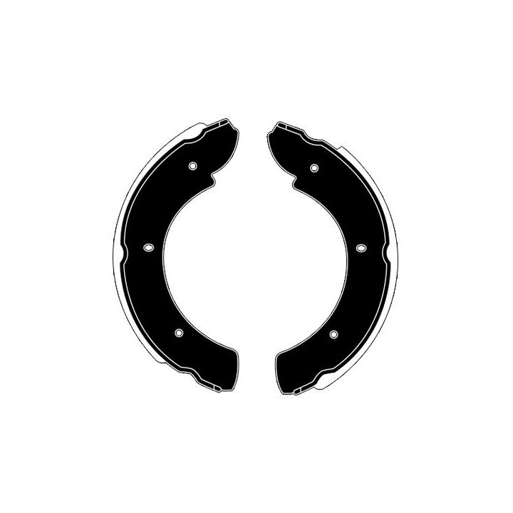 Stabdžių trinkelių komplektas, stovėjimo stabdis RAICAM RA28490