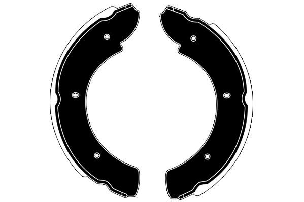 Stabdžių trinkelių komplektas, stovėjimo stabdis RAICAM RA28490