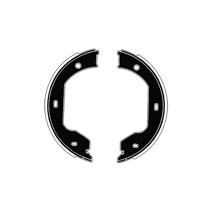 Stabdžių trinkelių komplektas, stovėjimo stabdis RAICAM RA28620