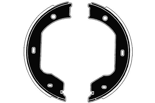 Stabdžių trinkelių komplektas, stovėjimo stabdis RAICAM RA28620