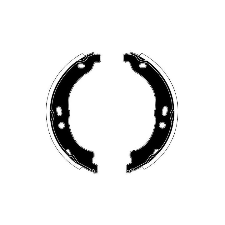 Stabdžių trinkelių komplektas, stovėjimo stabdis RAICAM RA28710