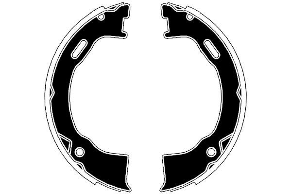 Stabdžių trinkelių komplektas, stovėjimo stabdis RAICAM RA28790