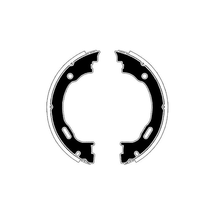 Stabdžių trinkelių komplektas, stovėjimo stabdis RAICAM RA28820