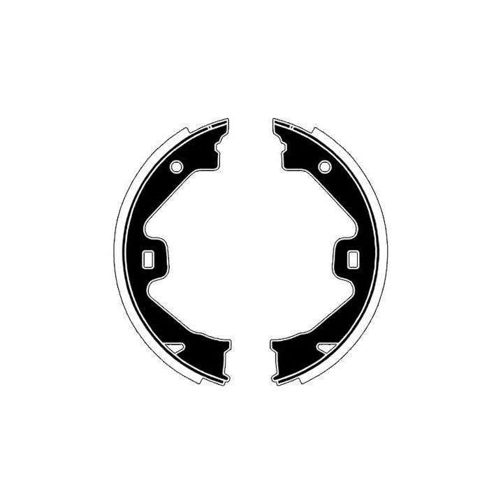 Stabdžių trinkelių komplektas, stovėjimo stabdis RAICAM RA28830