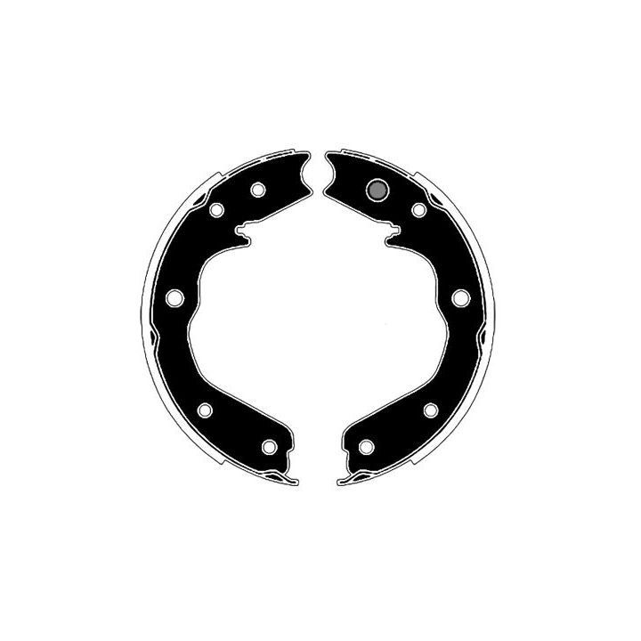 Stabdžių trinkelių komplektas, stovėjimo stabdis RAICAM RA28850