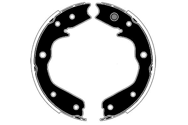 Stabdžių trinkelių komplektas, stovėjimo stabdis RAICAM RA28850