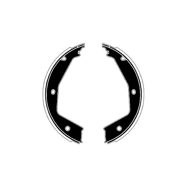 Stabdžių trinkelių komplektas, stovėjimo stabdis RAICAM RA28910