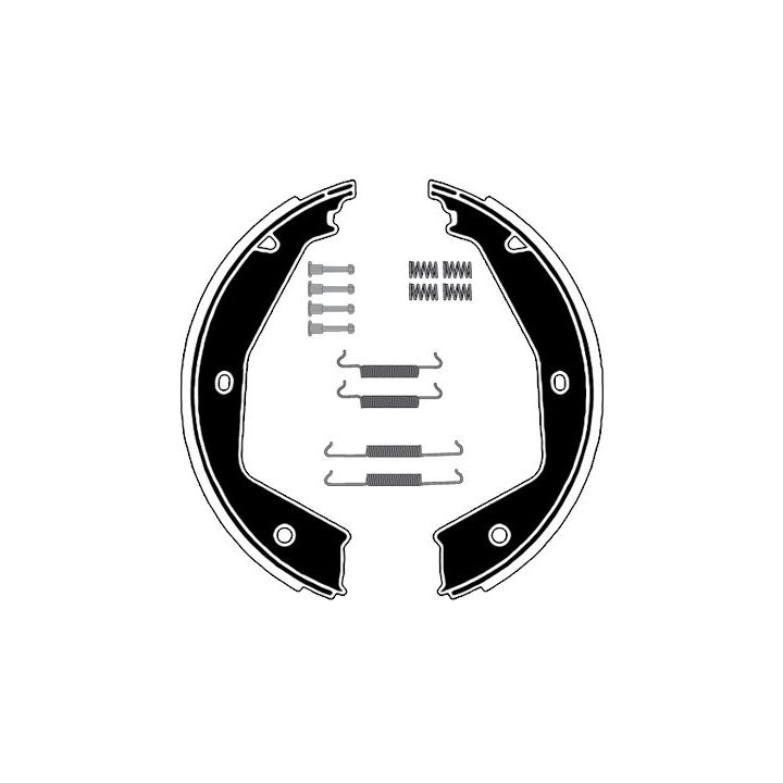 Stabdžių trinkelių komplektas, stovėjimo stabdis RAICAM RA28911