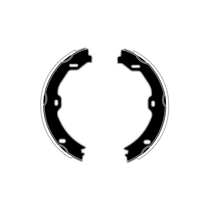 Stabdžių trinkelių komplektas, stovėjimo stabdis RAICAM RA29010