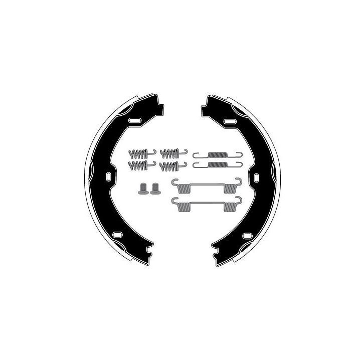 Stabdžių trinkelių komplektas, stovėjimo stabdis RAICAM RA29011
