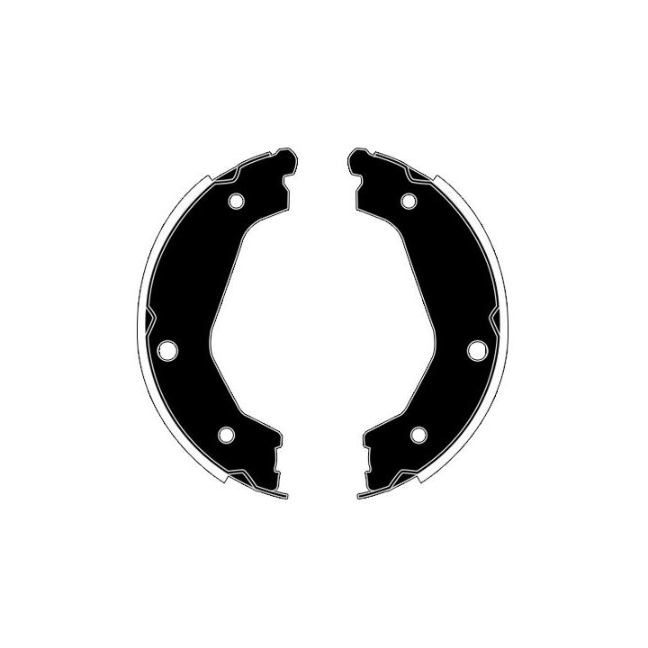 Stabdžių trinkelių komplektas, stovėjimo stabdis RAICAM RA29020