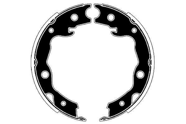 Stabdžių trinkelių komplektas, stovėjimo stabdis RAICAM RA29530