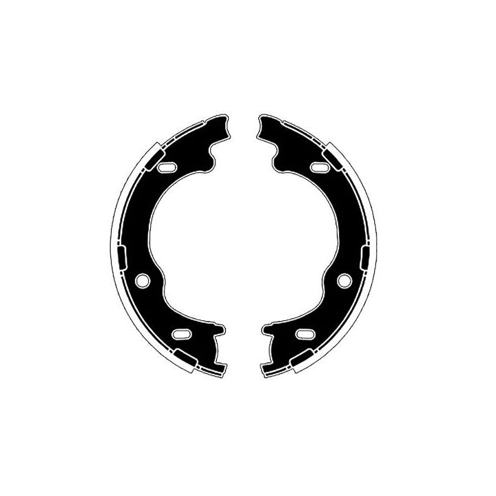 Stabdžių trinkelių komplektas, stovėjimo stabdis RAICAM RA29620