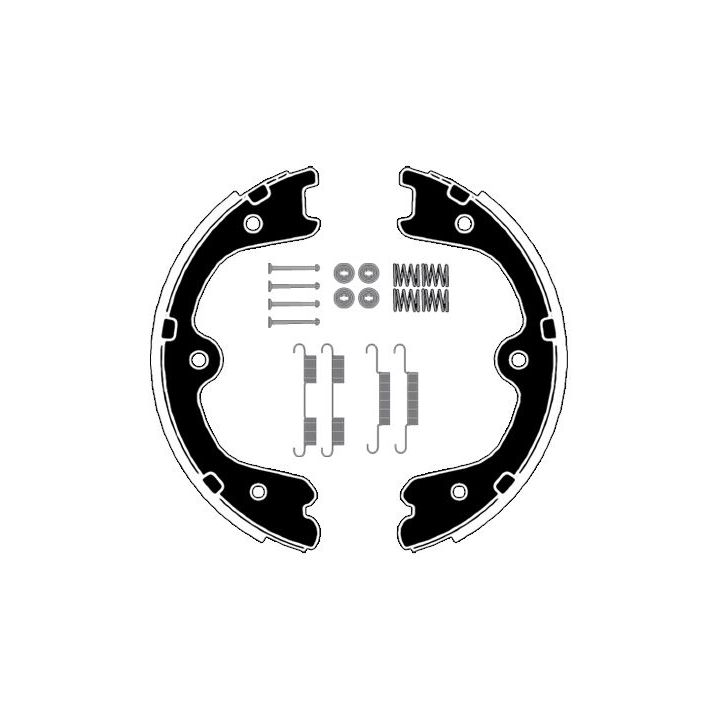Stabdžių trinkelių komplektas, stovėjimo stabdis RAICAM RA29731