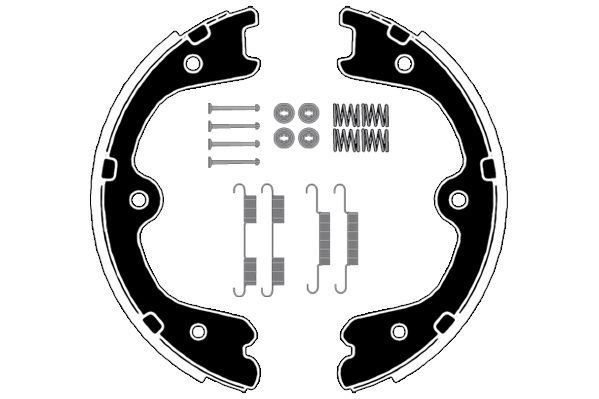 Stabdžių trinkelių komplektas, stovėjimo stabdis RAICAM RA29731