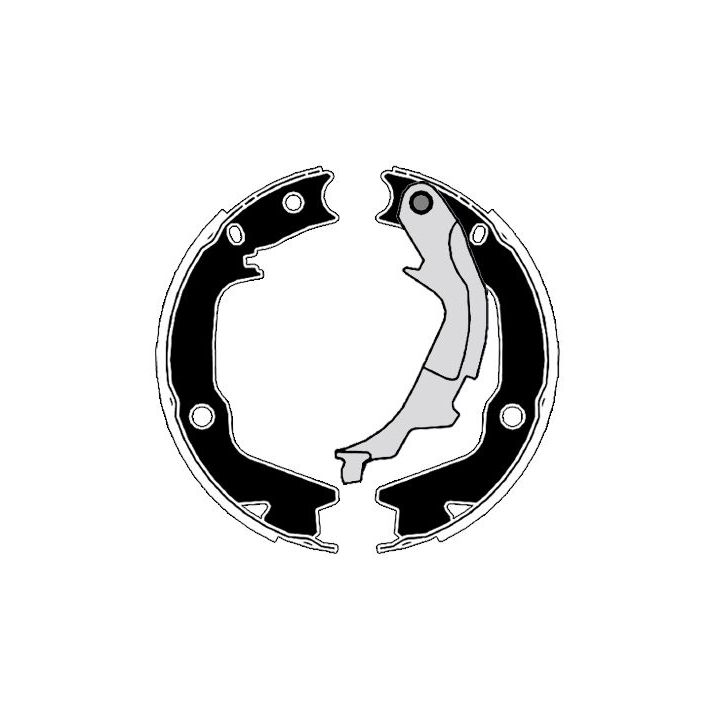 Stabdžių trinkelių komplektas, stovėjimo stabdis RAICAM RA29810