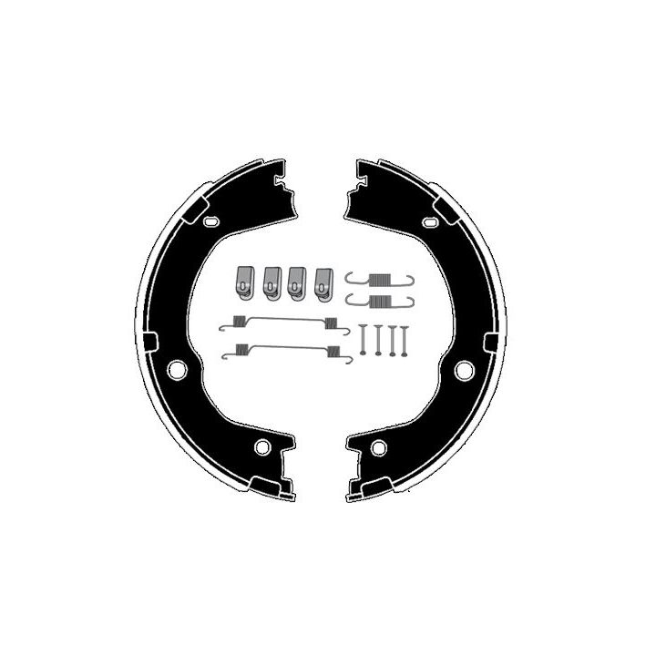 Stabdžių trinkelių komplektas, stovėjimo stabdis RAICAM RA29841