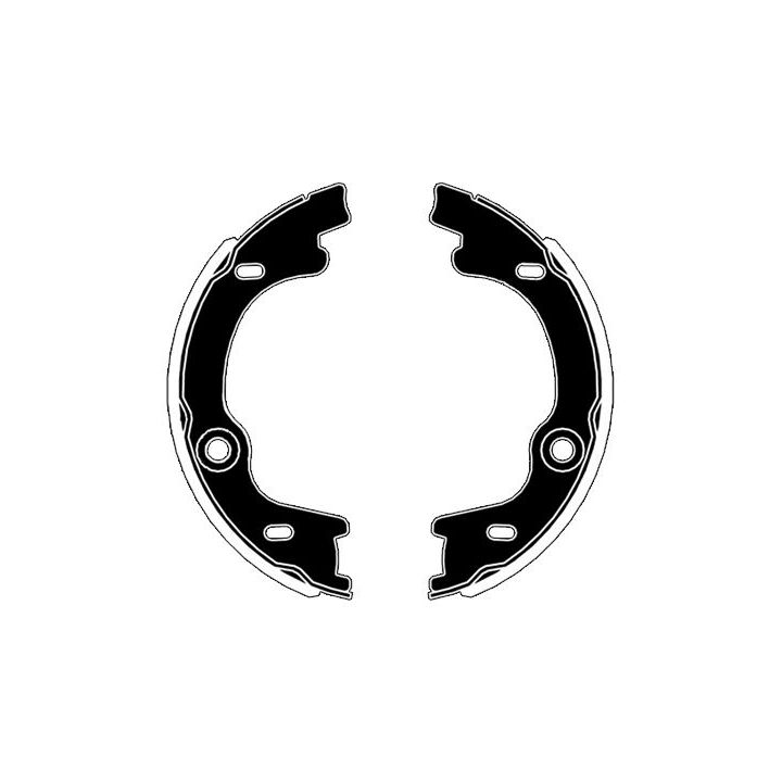 Stabdžių trinkelių komplektas, stovėjimo stabdis RAICAM RA29940