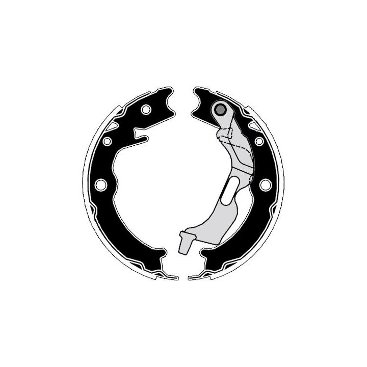 Stabdžių trinkelių komplektas, stovėjimo stabdis RAICAM RA29970