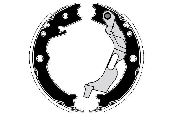 Stabdžių trinkelių komplektas, stovėjimo stabdis RAICAM RA29970