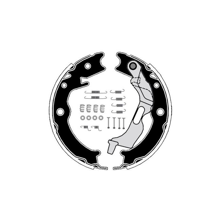 Stabdžių trinkelių komplektas, stovėjimo stabdis RAICAM RA29971