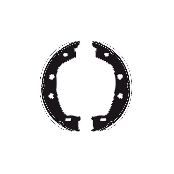 Stabdžių trinkelių komplektas, stovėjimo stabdis RAICAM RA30100