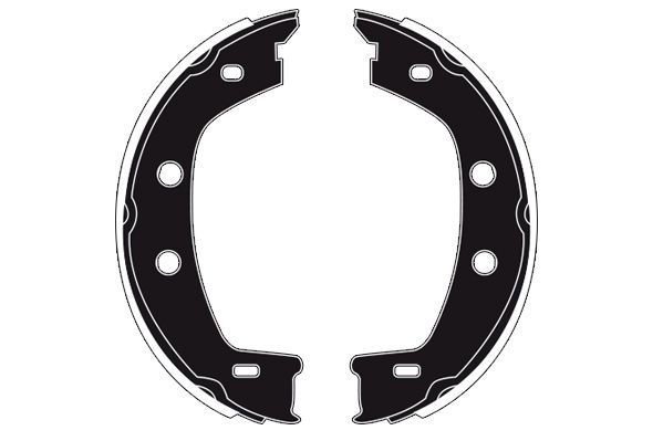 Stabdžių trinkelių komplektas, stovėjimo stabdis RAICAM RA30100