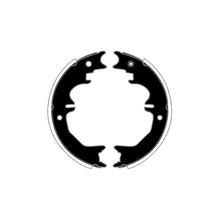 Stabdžių trinkelių komplektas, stovėjimo stabdis RAICAM RA30300