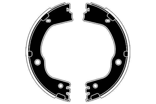 Stabdžių trinkelių komplektas, stovėjimo stabdis RAICAM RA30420