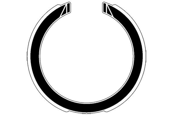 Stabdžių trinkelių komplektas, stovėjimo stabdis RAICAM RA30590