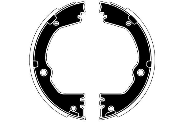 Stabdžių trinkelių komplektas, stovėjimo stabdis RAICAM RA30710