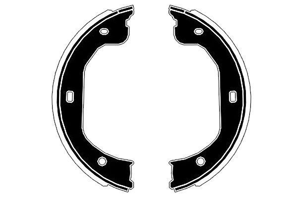 Stabdžių trinkelių komplektas, stovėjimo stabdis RAICAM RA30780