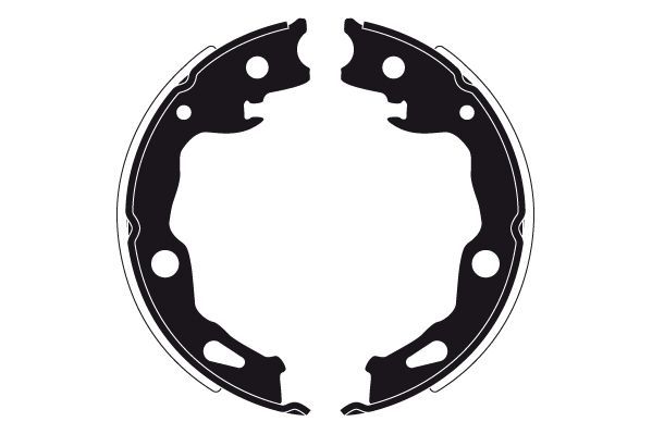 Stabdžių trinkelių komplektas, stovėjimo stabdis RAICAM RA30850