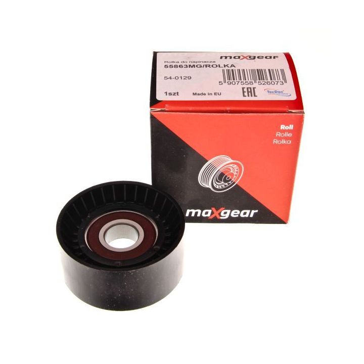 įtempiklio skriemulys, V formos rumbuotas diržas MAXGEAR 54-0129