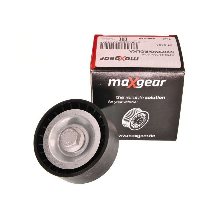 įtempiklio skriemulys, V formos rumbuotas diržas MAXGEAR 54-0494