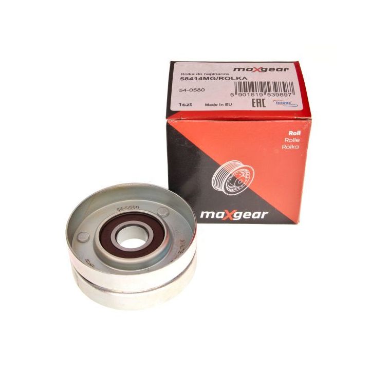 įtempiklio skriemulys, V formos rumbuotas diržas MAXGEAR 54-0580