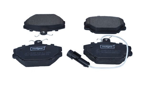 Stabdžių trinkelių rinkinys, diskinis stabdys MAXGEAR 19-0437