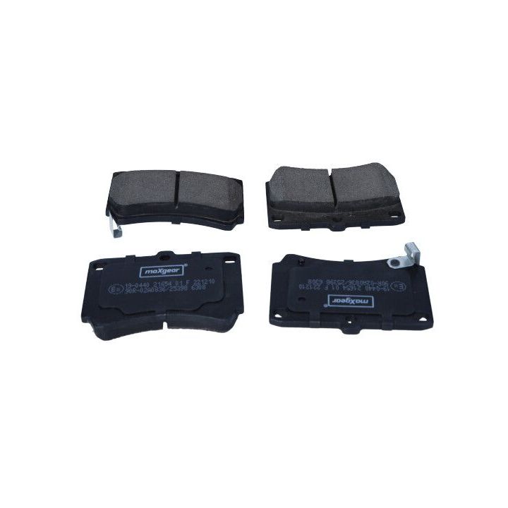 Stabdžių trinkelių rinkinys, diskinis stabdys MAXGEAR 19-0440