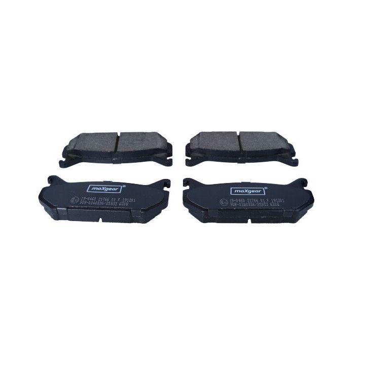 Stabdžių trinkelių rinkinys, diskinis stabdys MAXGEAR 19-0460