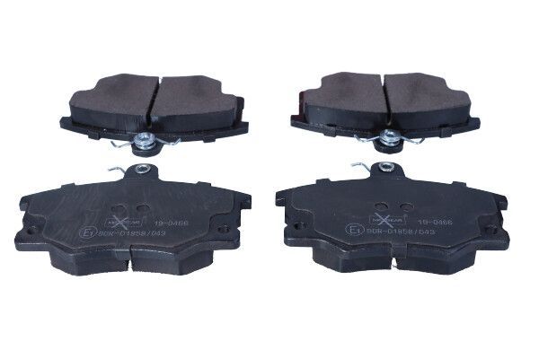 Stabdžių trinkelių rinkinys, diskinis stabdys MAXGEAR 19-0466