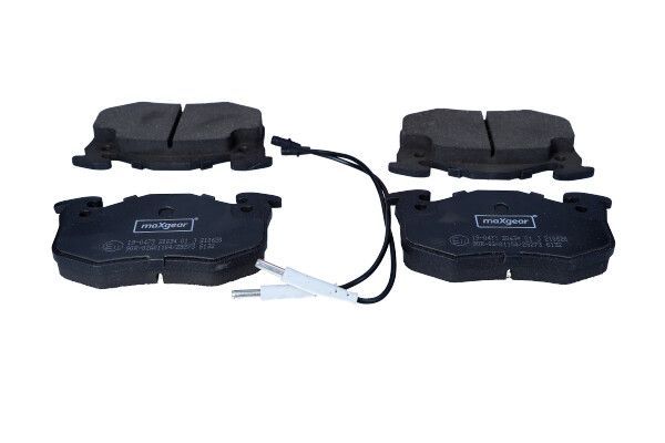 Stabdžių trinkelių rinkinys, diskinis stabdys MAXGEAR 19-0473