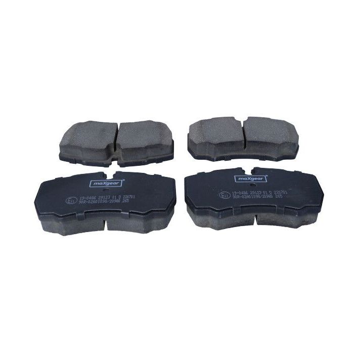 Stabdžių trinkelių rinkinys, diskinis stabdys MAXGEAR 19-0486