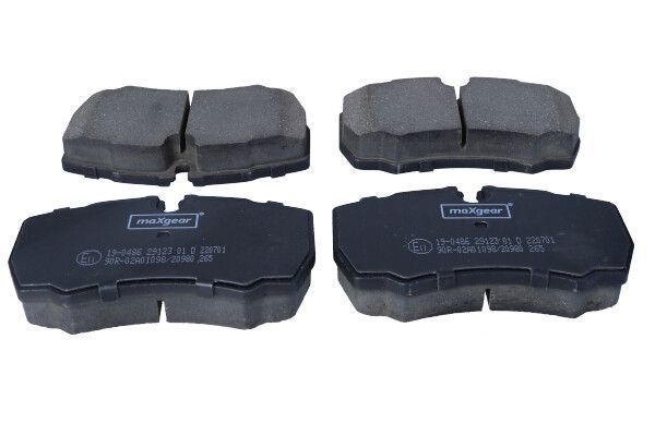 Stabdžių trinkelių rinkinys, diskinis stabdys MAXGEAR 19-0486