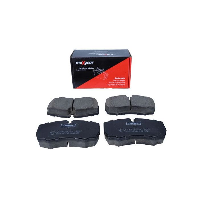 Stabdžių trinkelių rinkinys, diskinis stabdys MAXGEAR 19-0486