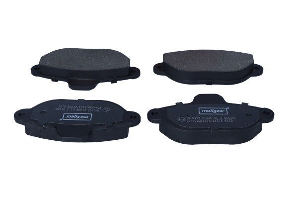 Stabdžių trinkelių rinkinys, diskinis stabdys MAXGEAR 19-0493