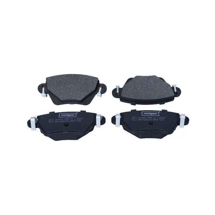 Stabdžių trinkelių rinkinys, diskinis stabdys MAXGEAR 19-0495