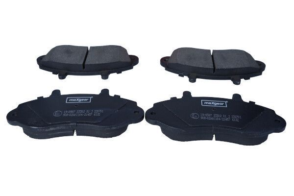 Stabdžių trinkelių rinkinys, diskinis stabdys MAXGEAR 19-0587