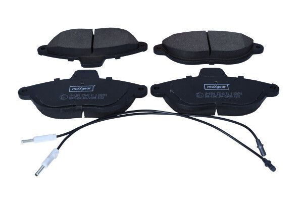 Stabdžių trinkelių rinkinys, diskinis stabdys MAXGEAR 19-0591